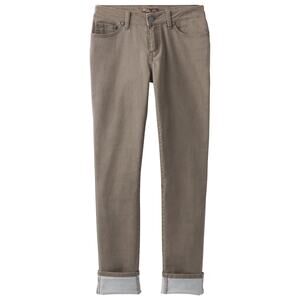 prAna Kara Jeans Tapered Organic Cotton Stretch Low Rise Mud Brown 6/28"